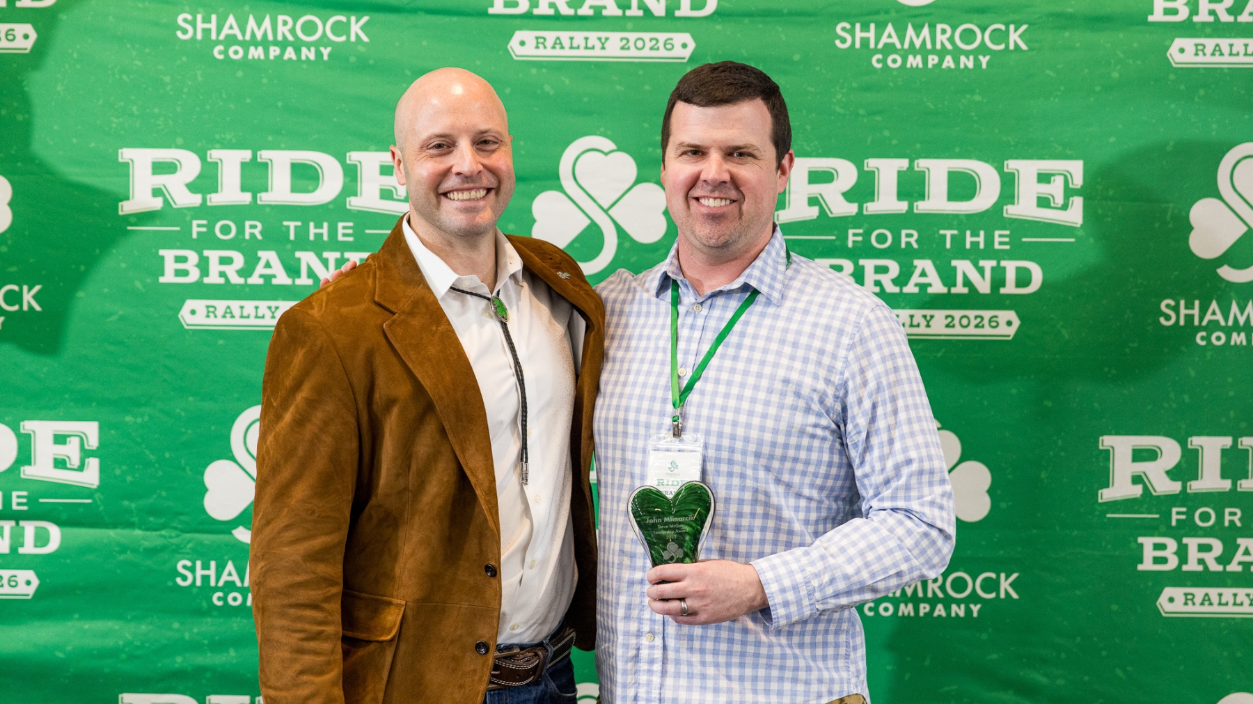 CFO John Mlinarcik Receives Steve McGue Leadership Award